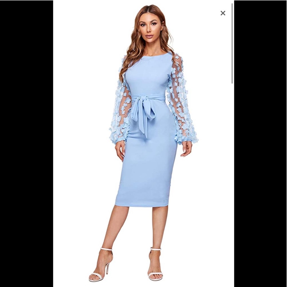 Powder blue dress